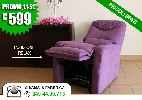 Poltrona economica per piccoli spazi